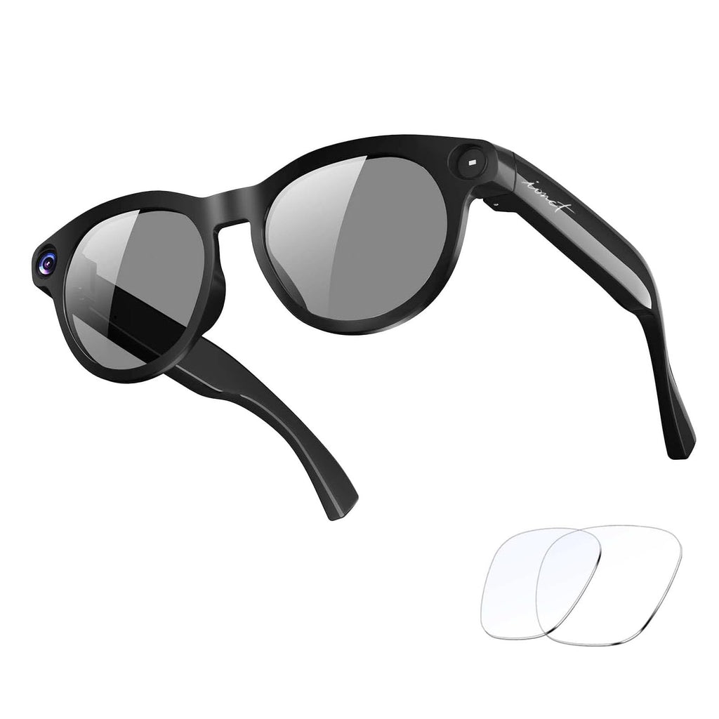 AI Smart Glasses with Camera, 4K HD Video Recording Sunglasses