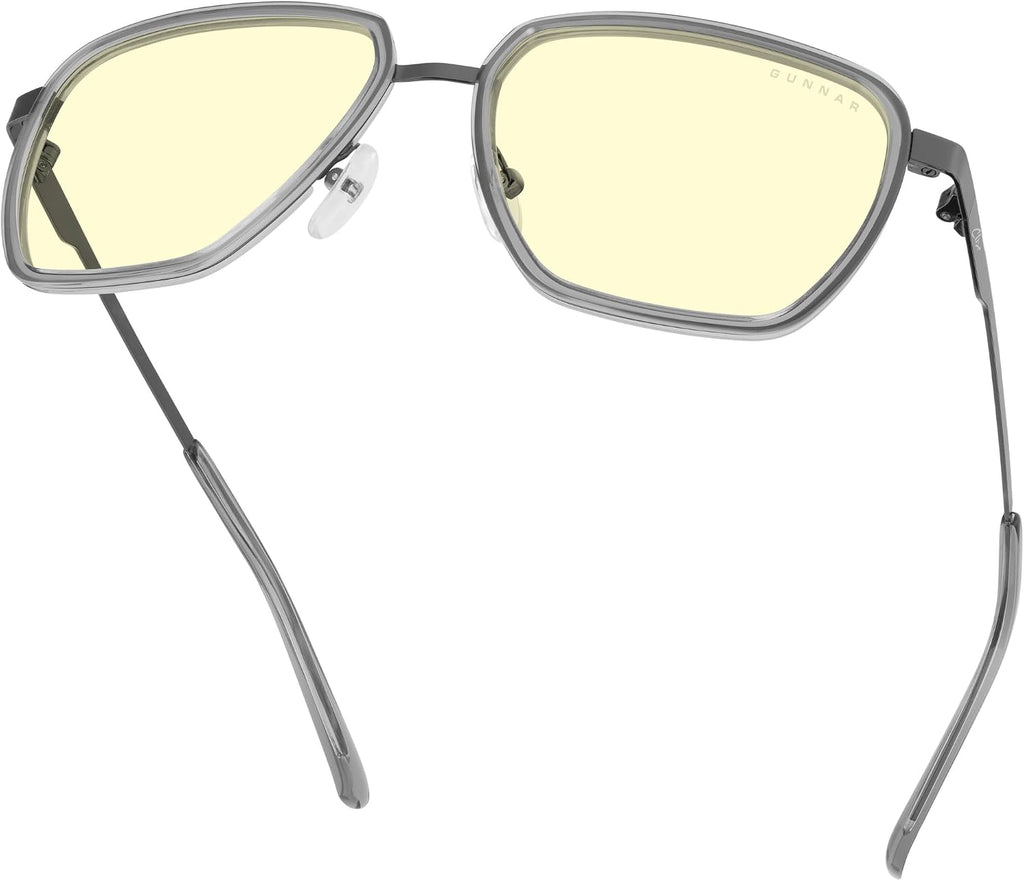 GUNNAR Gaming Glasses - ClixGaming Goggles Amber Lens - Blue Light Blocking Relieve Dry Eye