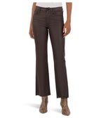 KUT from the Kloth Kelsey High-Rise Ankle Flare with Raw Hem