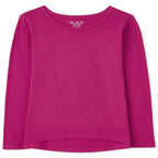 The Children's Place Girls Basic Long Sleeve Layering Tees