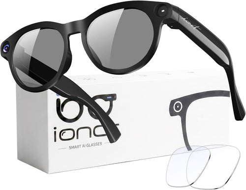 AI Smart Glasses with Camera, 4K HD Video Recording Sunglasses