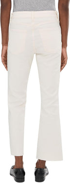 KUT from the Kloth Kelsey High-Rise Ankle Flare with Raw Hem