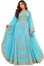 Kaftans for Women New Moroccan Dubai Kaftans Farasha Abaya Dress Very Fancy Long Gown Caftan