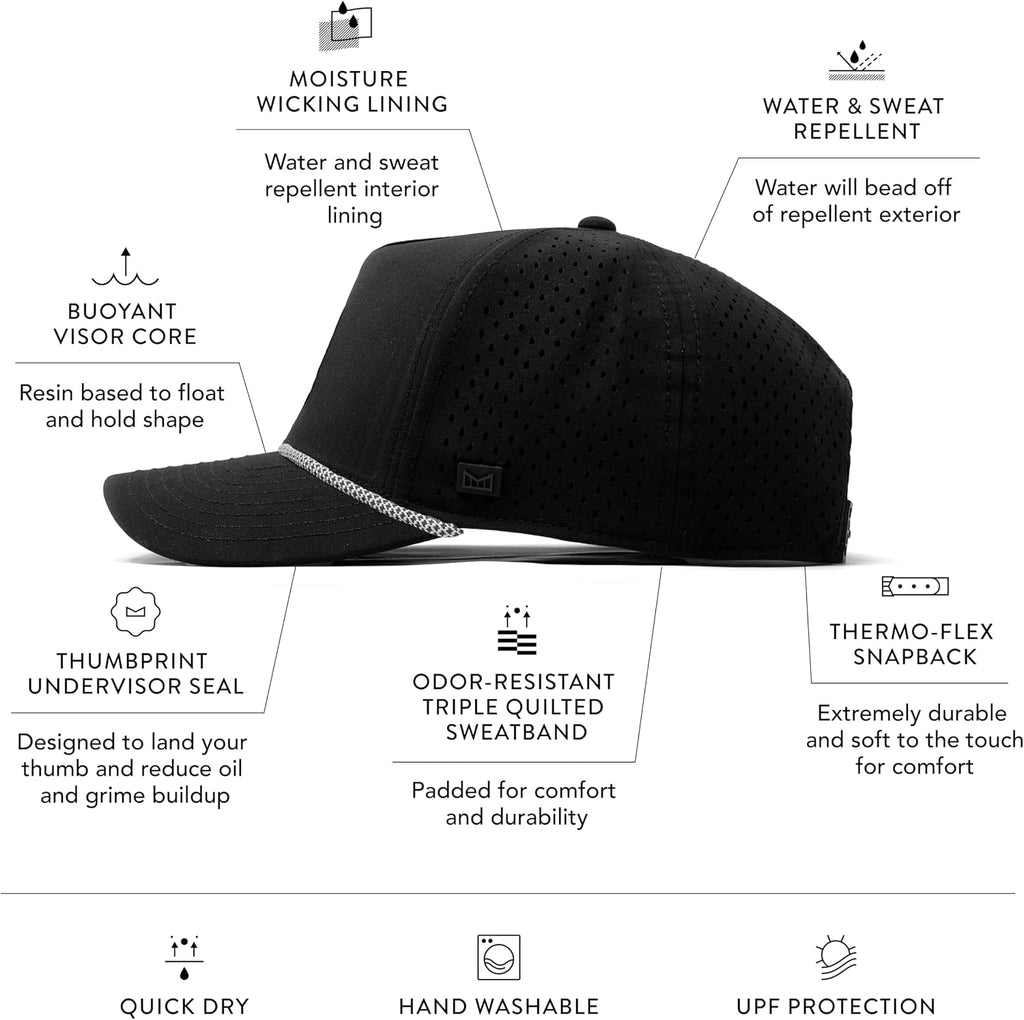 melin Odysea Rope Bulls Icon Hydro, Trucker and Rope Hat