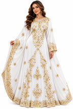 Kaftans for Women New Moroccan Dubai Kaftans Farasha Abaya Dress Very Fancy Long Gown Caftan