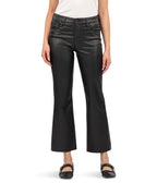 KUT from the Kloth Kelsey High-Rise Ankle Flare with Raw Hem