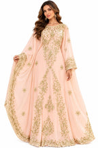 Kaftans for Women New Moroccan Dubai Kaftans Farasha Abaya Dress Very Fancy Long Gown Caftan