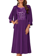 GRACE KARIN Formal Wedding Guest Dress Sequin Mother of The Bride Dresses
