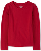The Children's Place Girls Basic Long Sleeve Layering Tees