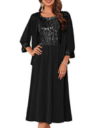 GRACE KARIN Formal Wedding Guest Dress Sequin Mother of The Bride Dresses