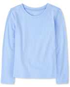 The Children's Place Girls Basic Long Sleeve Layering Tees