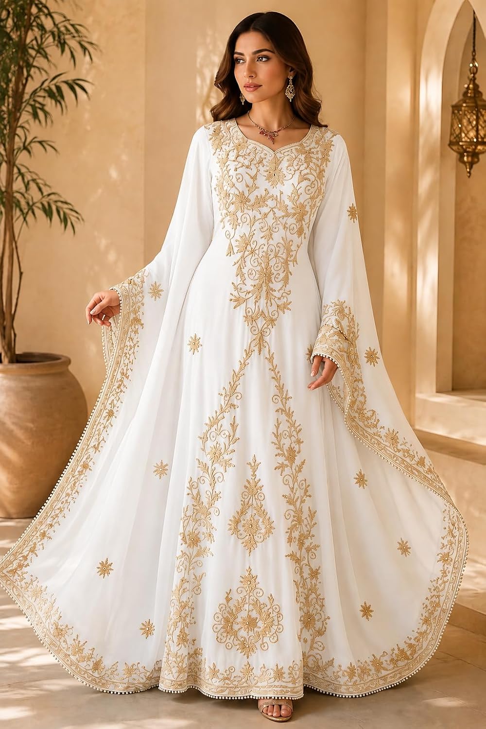 Kaftans for Women New Moroccan Dubai Kaftans Farasha Abaya Dress Very Fancy Long Gown Caftan
