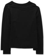 The Children's Place Girls Basic Long Sleeve Layering Tees