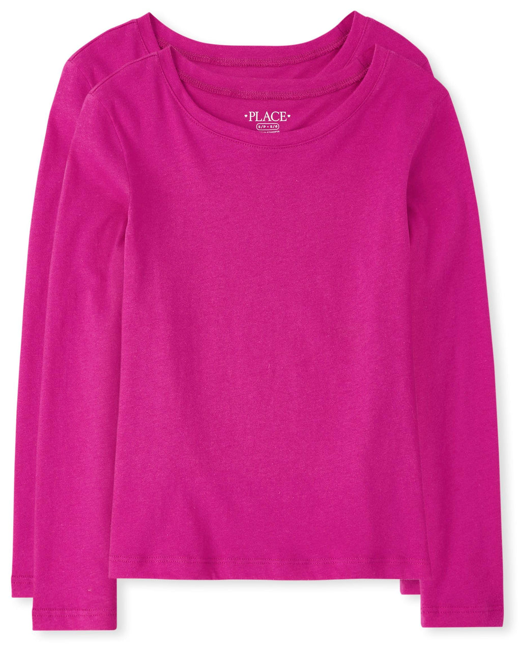 The Children's Place Girls Basic Long Sleeve Layering Tees