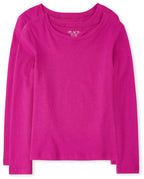 The Children's Place Girls Basic Long Sleeve Layering Tees