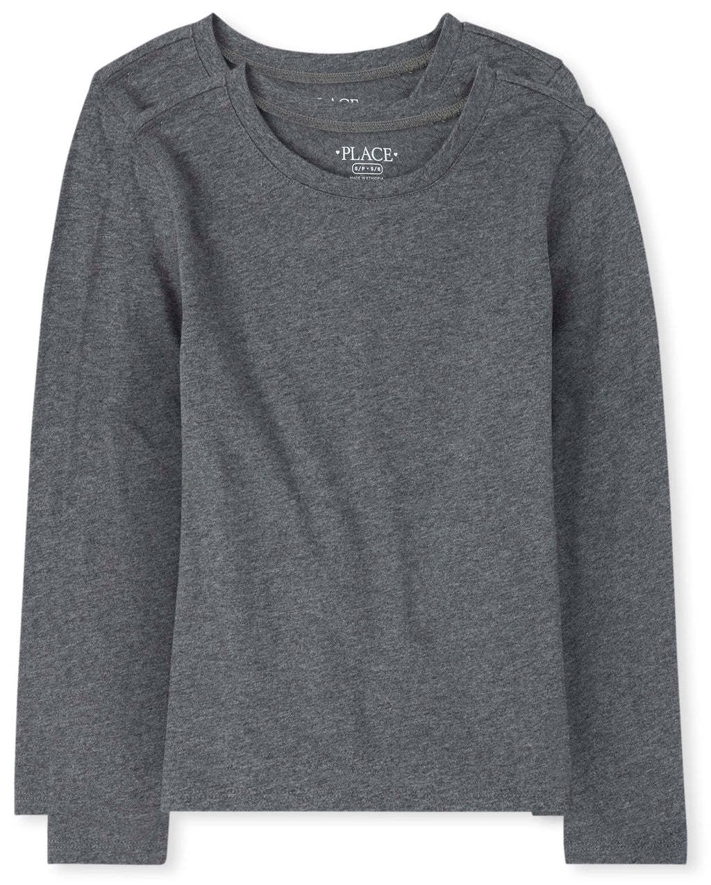 The Children's Place Girls Basic Long Sleeve Layering Tees